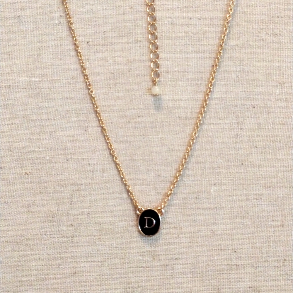 SHB personal Necklace letter D.